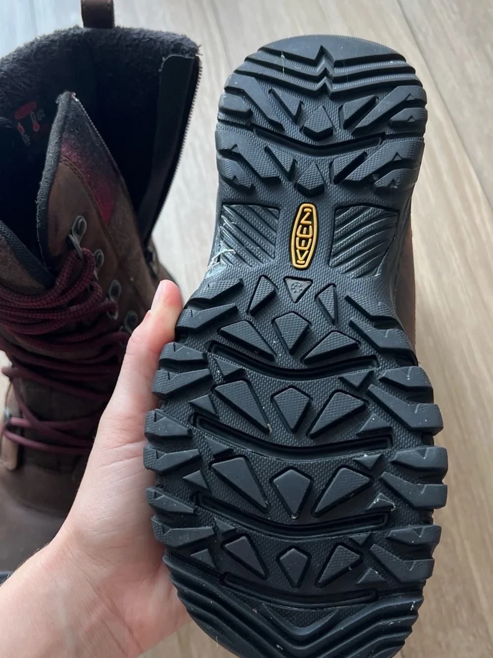 Keen Greta tall hiking boots size 7.5 waterproof